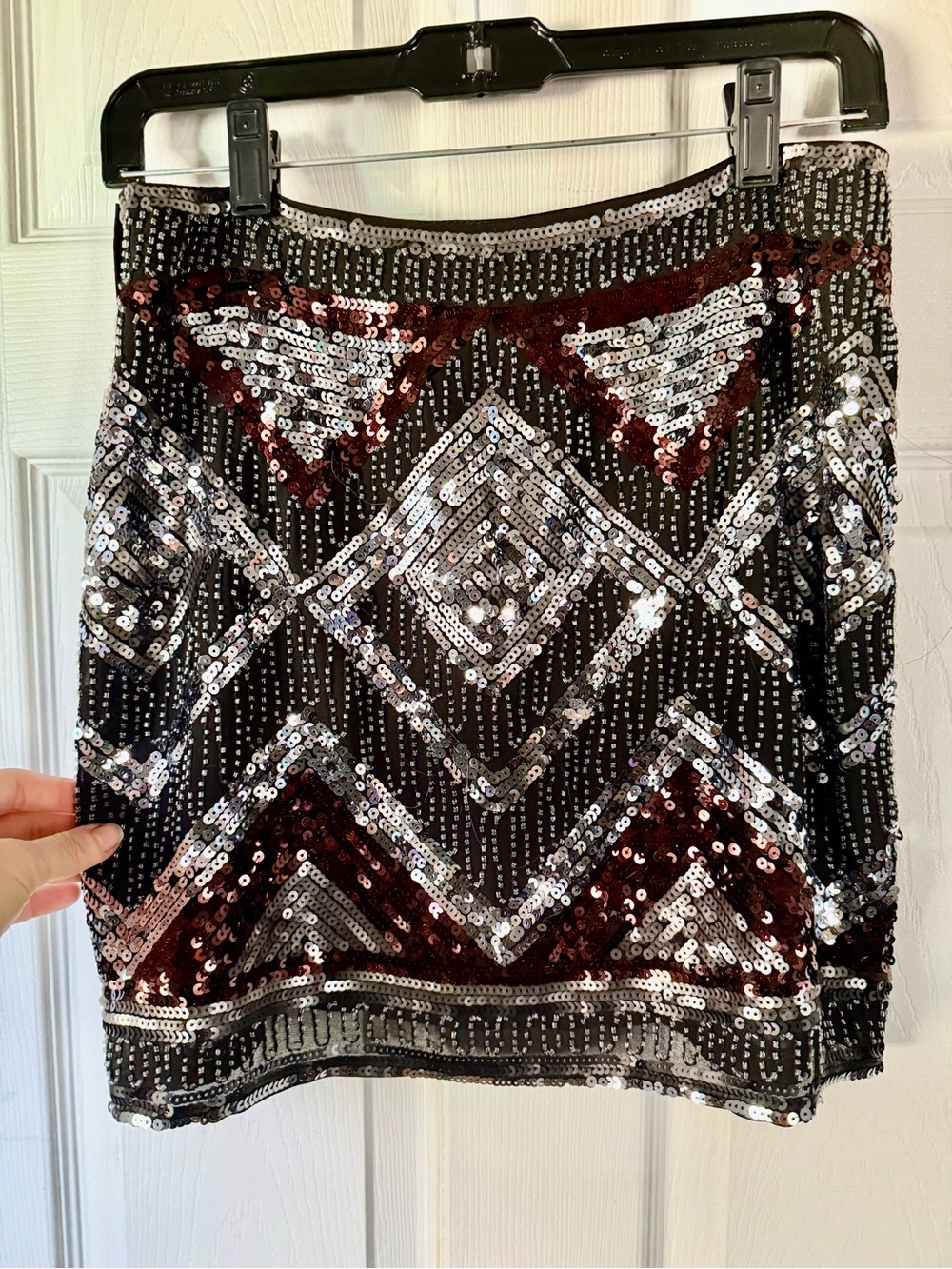 Sequin Mini Skirt